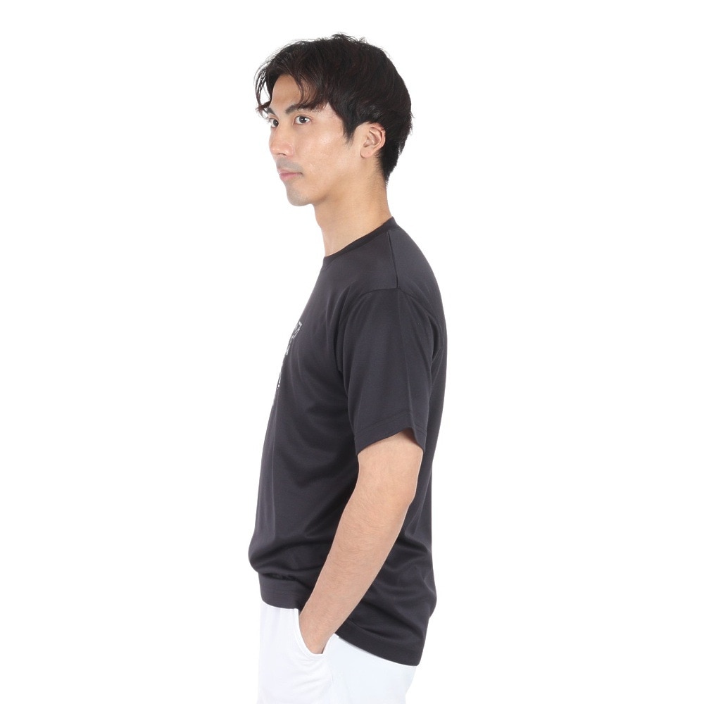 エックスティーエス（XTS）（メンズ）バスケットボールウェア ドライプラス 半袖Tシャツ 751TS4ES0001BLK