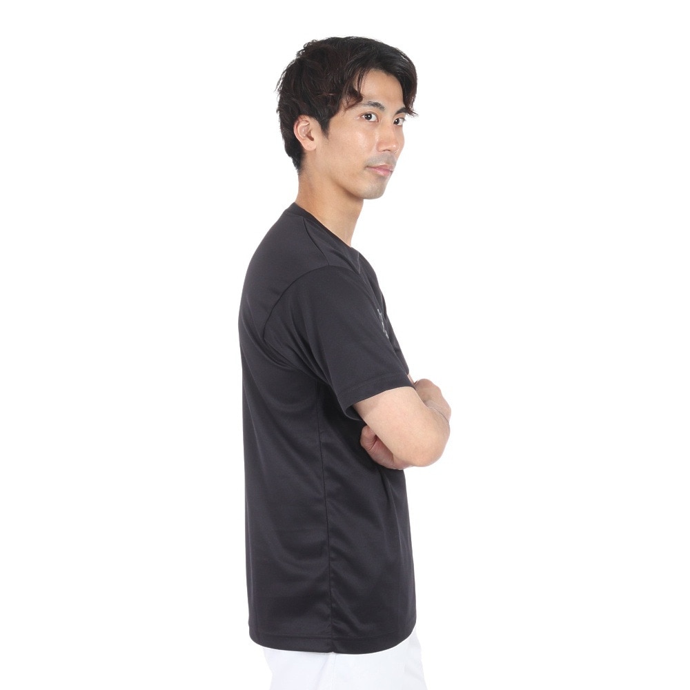 エックスティーエス（XTS）（メンズ）バスケットボールウェア ドライプラス 半袖Tシャツ 751TS4ES0001BLK