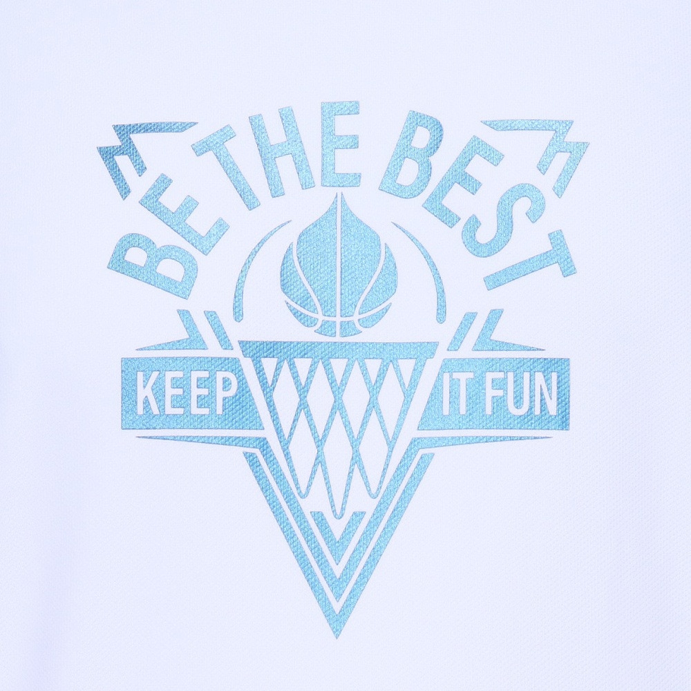 エックスティーエス（XTS）（メンズ）バスケットボールウェア ドライプラス BE THE BEST 半袖Tシャツ 751TS4ES0001WHT 速乾