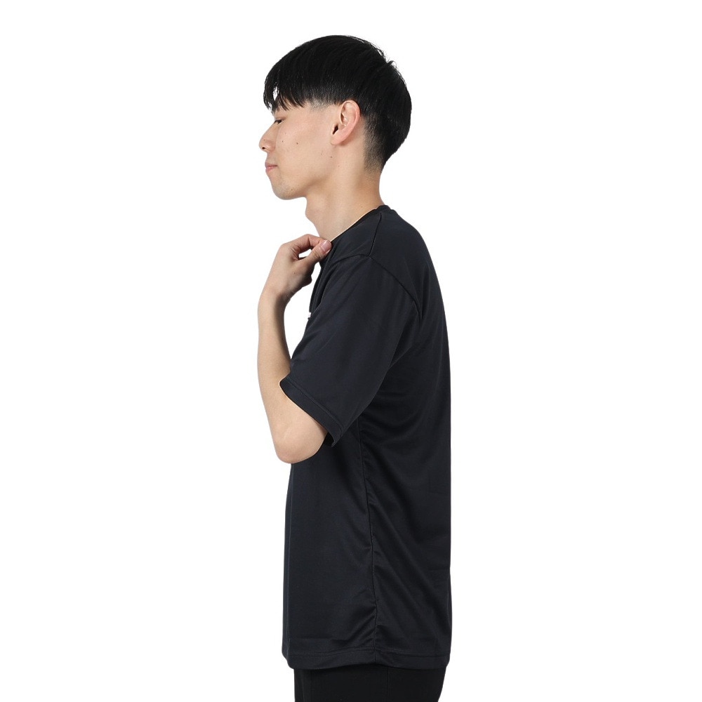エックスティーエス（XTS）（メンズ）バスケットボールウェア ドライプラス 半袖Tシャツ 751TS4ES0003BLK