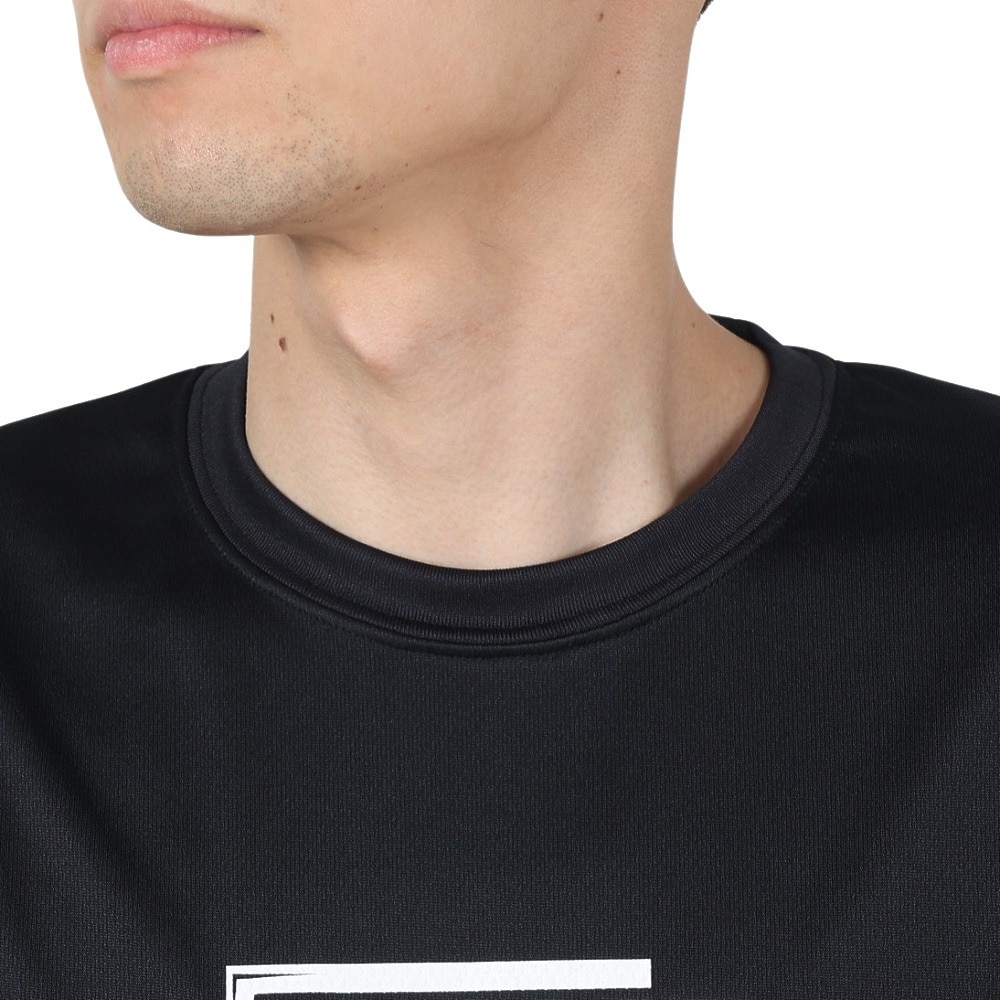 エックスティーエス（XTS）（メンズ）バスケットボールウェア ドライプラス 半袖Tシャツ 751TS4ES0003BLK