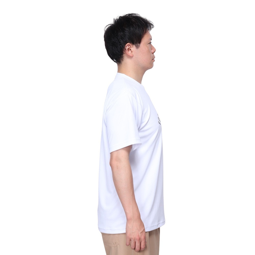 エックスティーエス（XTS）（メンズ）バスケットボールウェア ドライプラス FOCUS AND WIN 半袖Tシャツ 751TS4ES0004WHT 速乾