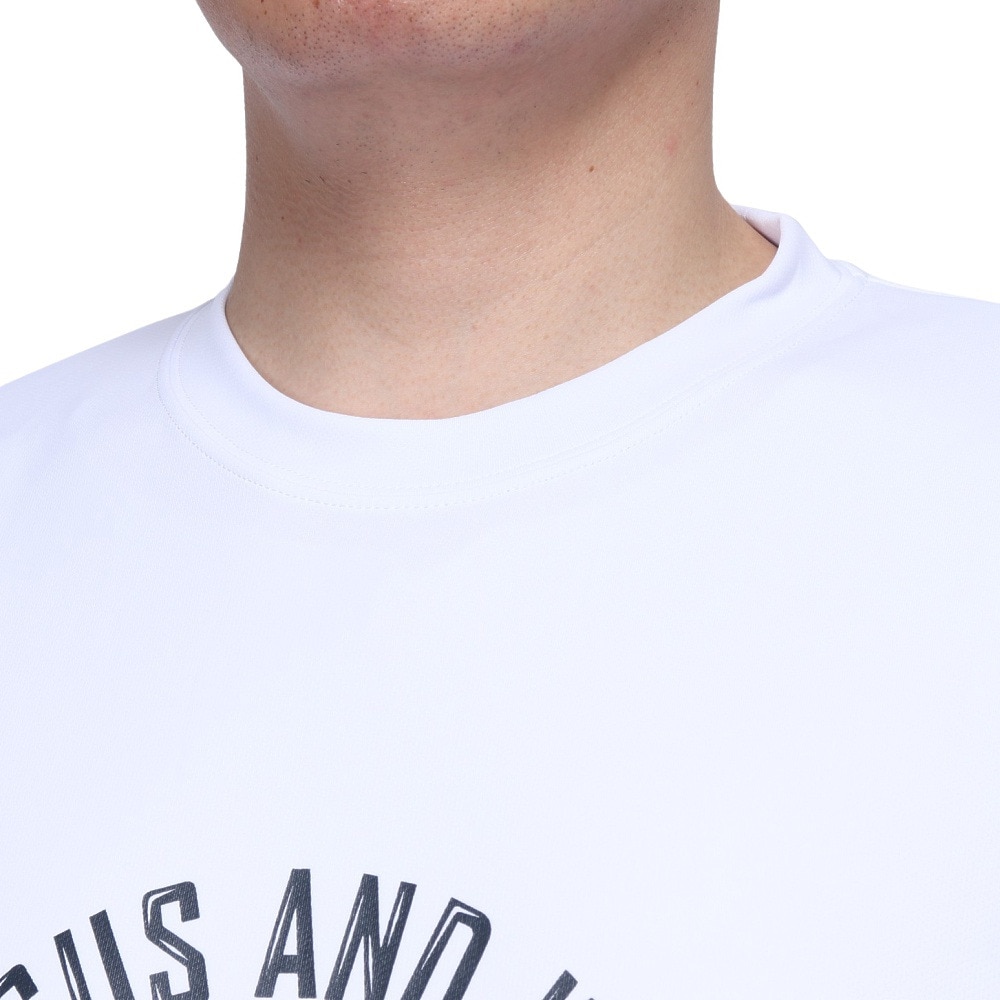エックスティーエス（XTS）（メンズ）バスケットボールウェア ドライプラス FOCUS AND WIN 半袖Tシャツ 751TS4ES0004WHT 速乾