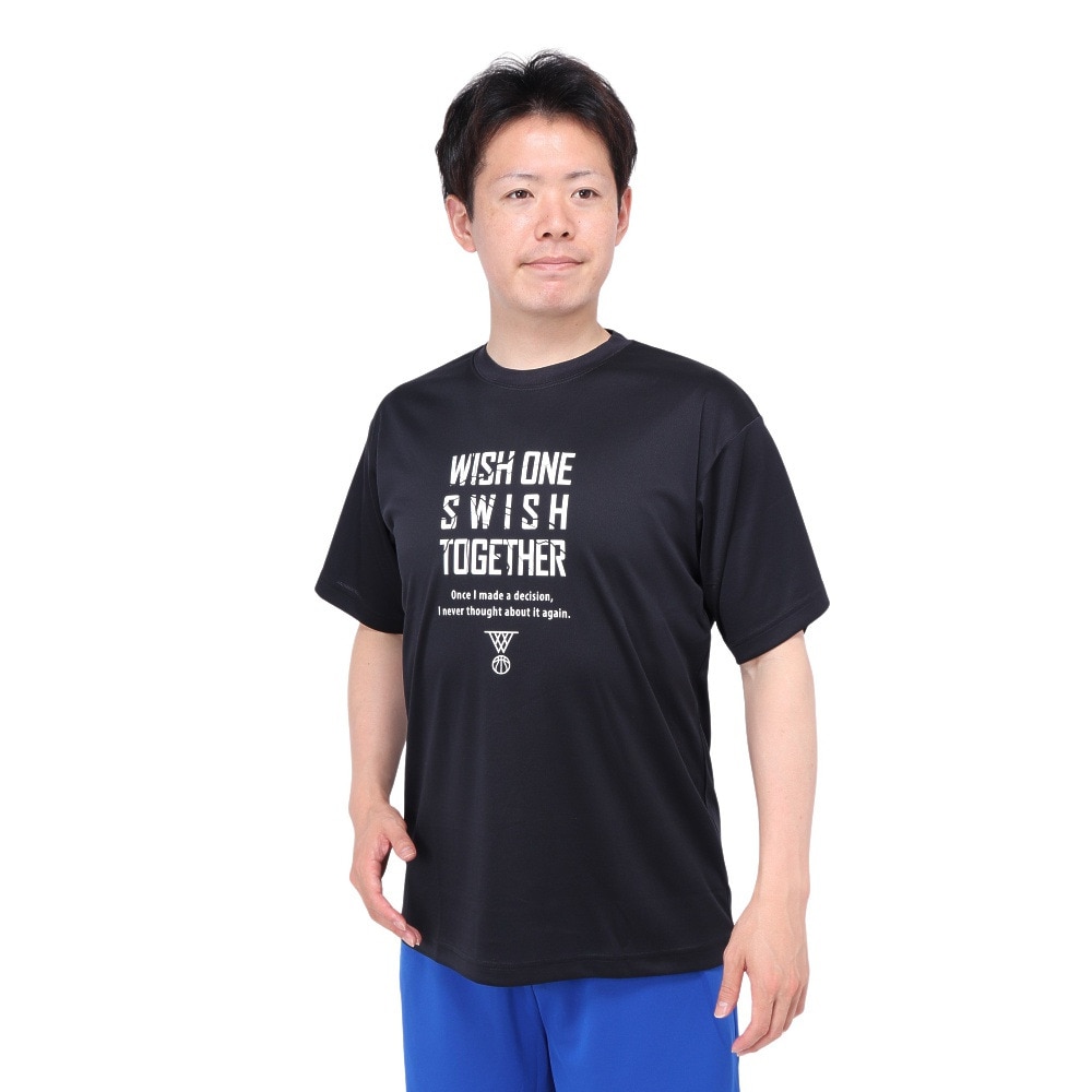 エックスティーエス（XTS）（メンズ）バスケットボールウェア ドライプラス ONCE I MODE A DEC 半袖Tシャツ 751TS4ES0005BLK 速乾