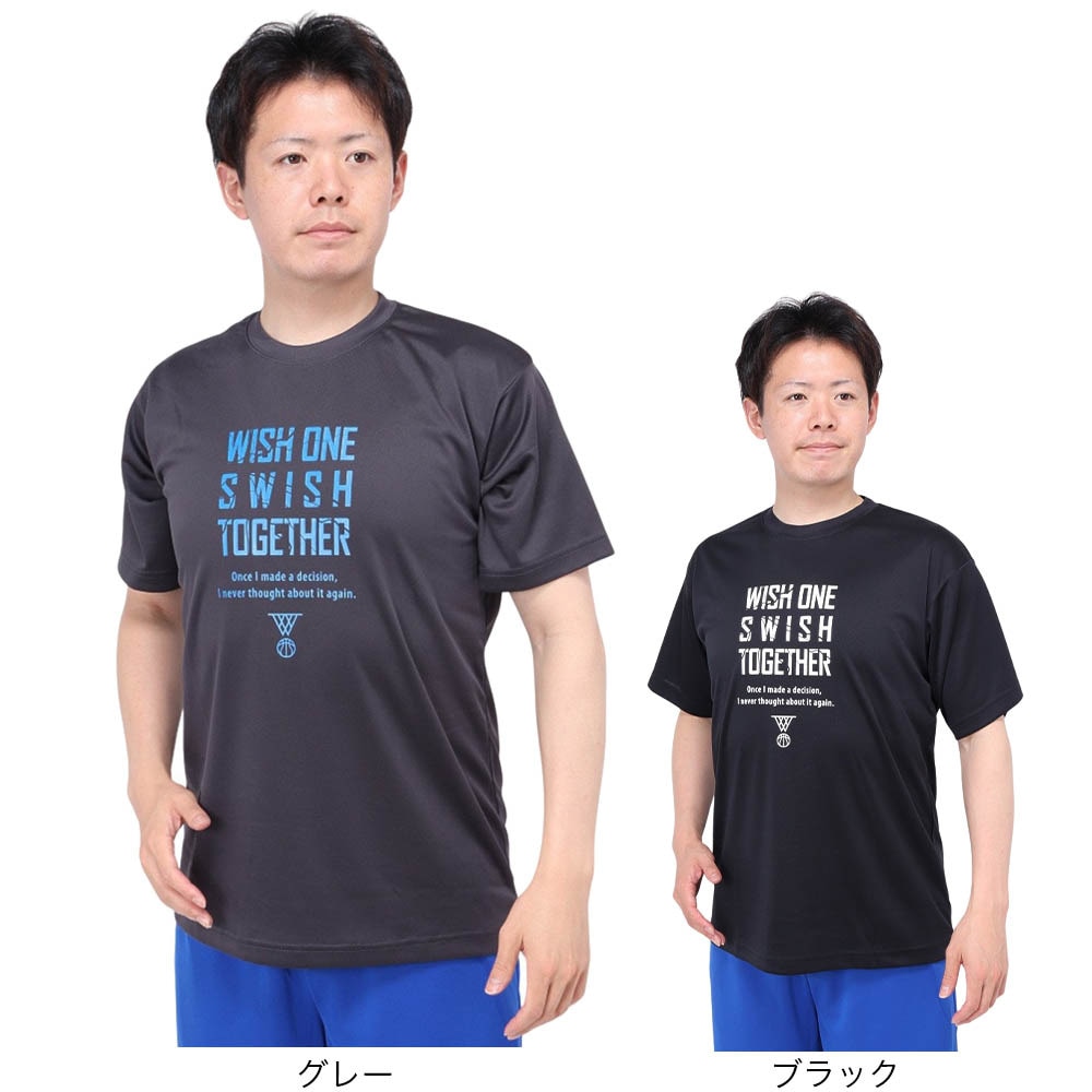 エックスティーエス（XTS）（メンズ）バスケットボールウェア ドライプラス ONCE I MODE A DEC 半袖Tシャツ 751TS4ES0005BLK 速乾