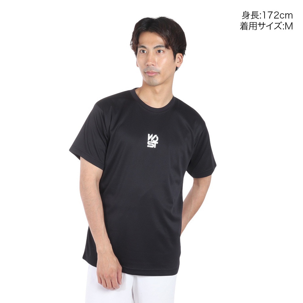 エックスティーエス（XTS）（メンズ）バスケットボールウェア ドライプラス 半袖Tシャツ 751TS4ES0006BLK