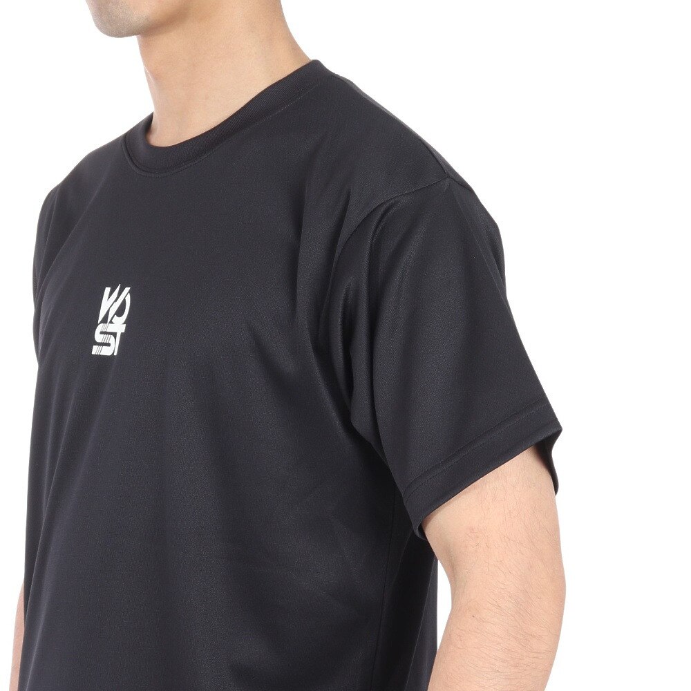 エックスティーエス（XTS）（メンズ）バスケットボールウェア ドライプラス 半袖Tシャツ 751TS4ES0006BLK