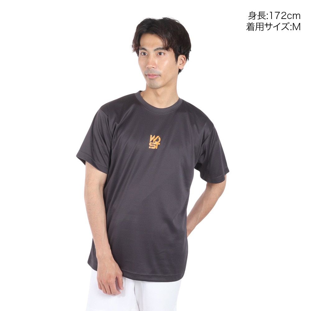 エックスティーエス（XTS）（メンズ）バスケットボールウェア ドライプラス 半袖Tシャツ 751TS4ES0006GRY