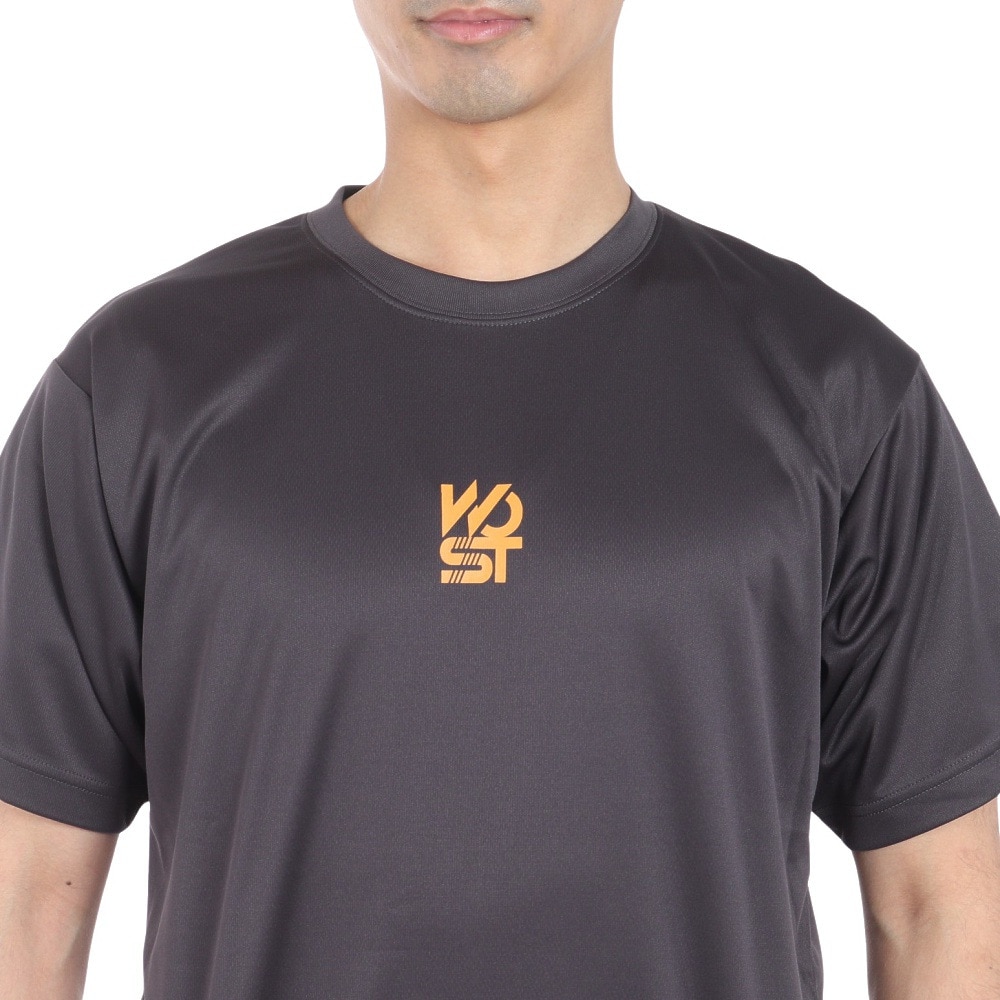 エックスティーエス（XTS）（メンズ）バスケットボールウェア ドライプラス 半袖Tシャツ 751TS4ES0006GRY