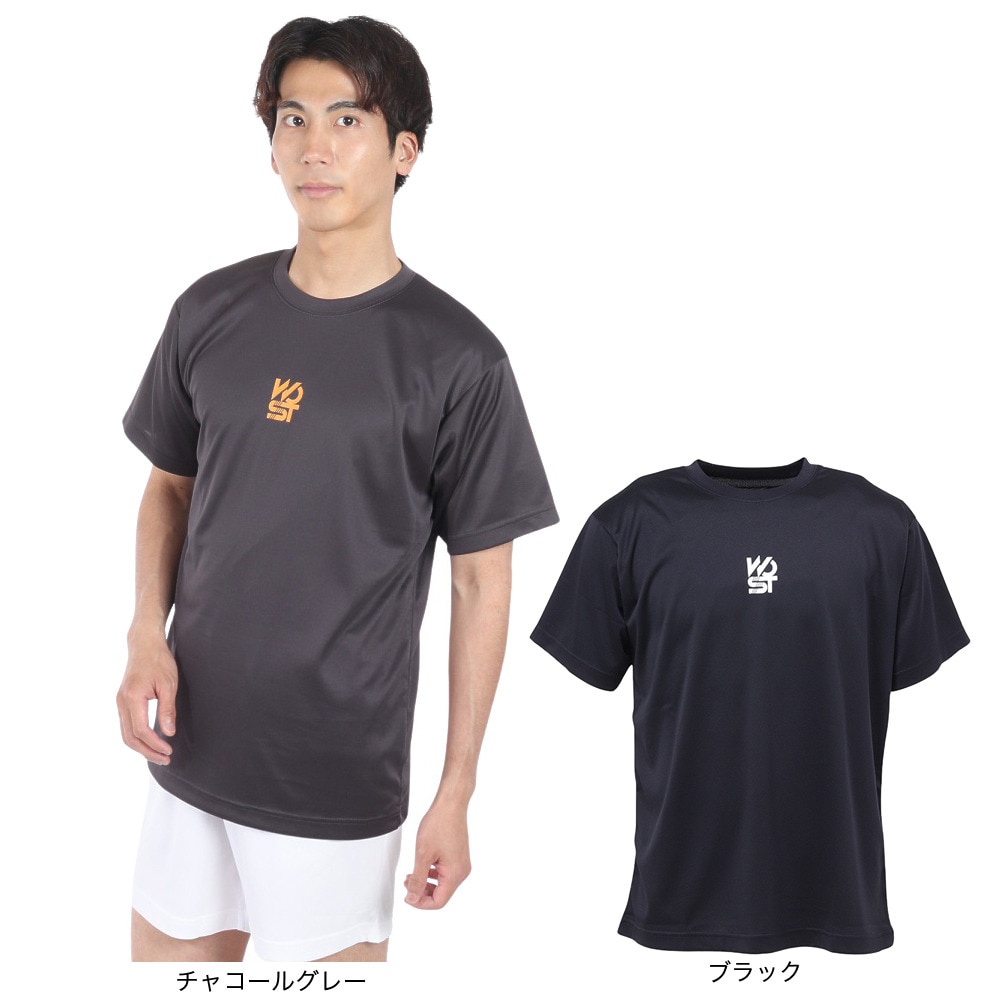 エックスティーエス（XTS）（メンズ）バスケットボールウェア ドライプラス 半袖Tシャツ 751TS4ES0006BLK