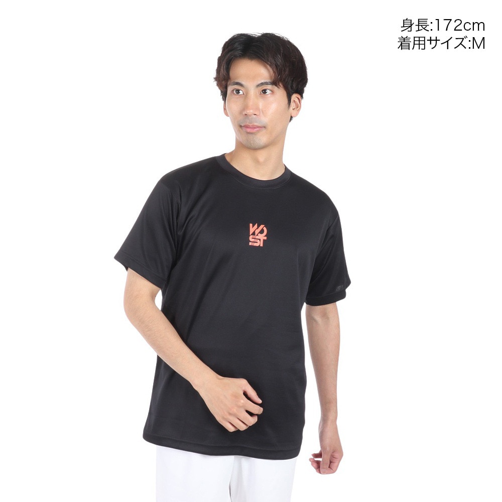 エックスティーエス（XTS）（メンズ）バスケットボールウェア ドライプラス 半袖Tシャツ 751TS4ES0007BLK