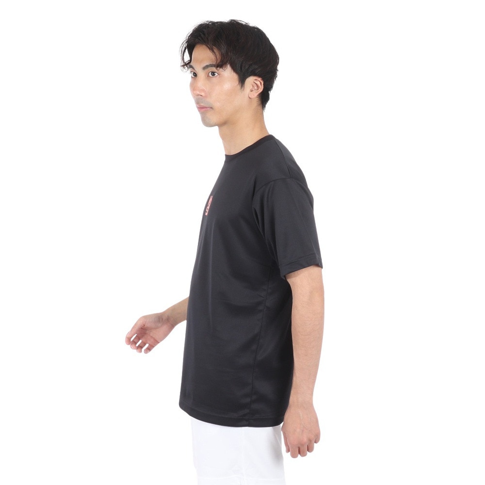 エックスティーエス（XTS）（メンズ）バスケットボールウェア ドライプラス 半袖Tシャツ 751TS4ES0007BLK