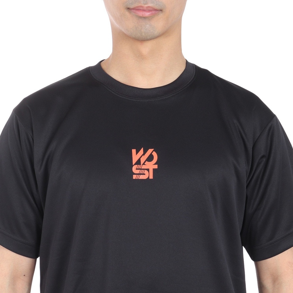エックスティーエス（XTS）（メンズ）バスケットボールウェア ドライプラス 半袖Tシャツ 751TS4ES0007BLK