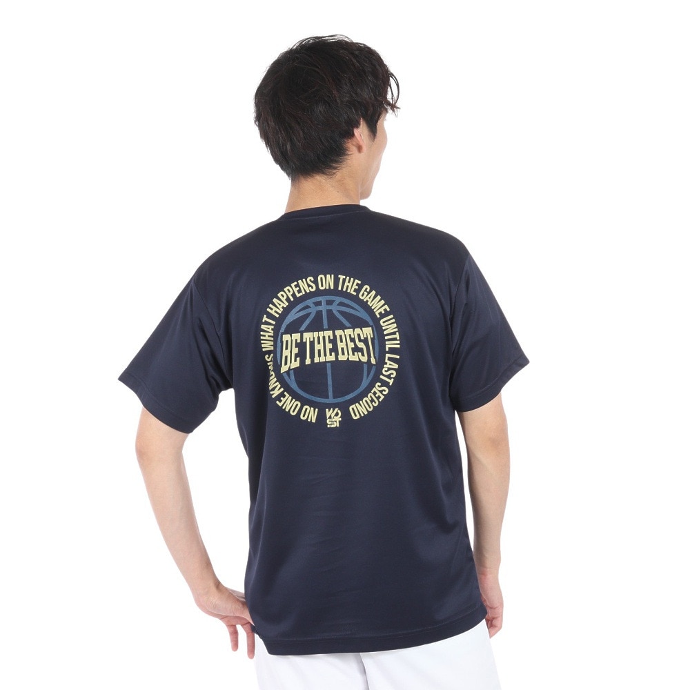 エックスティーエス（XTS）（メンズ）バスケットボールウェア ドライプラス 半袖Tシャツ 751TS4ES0007NVY