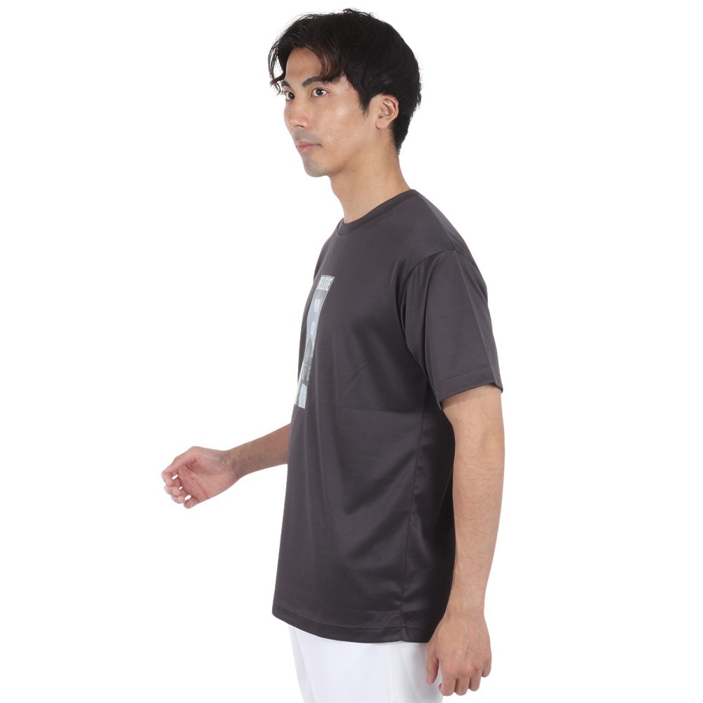 エックスティーエス（XTS）（メンズ）バスケットボールウェア ドライプラス 半袖Tシャツ 751TS4ES0008GRY