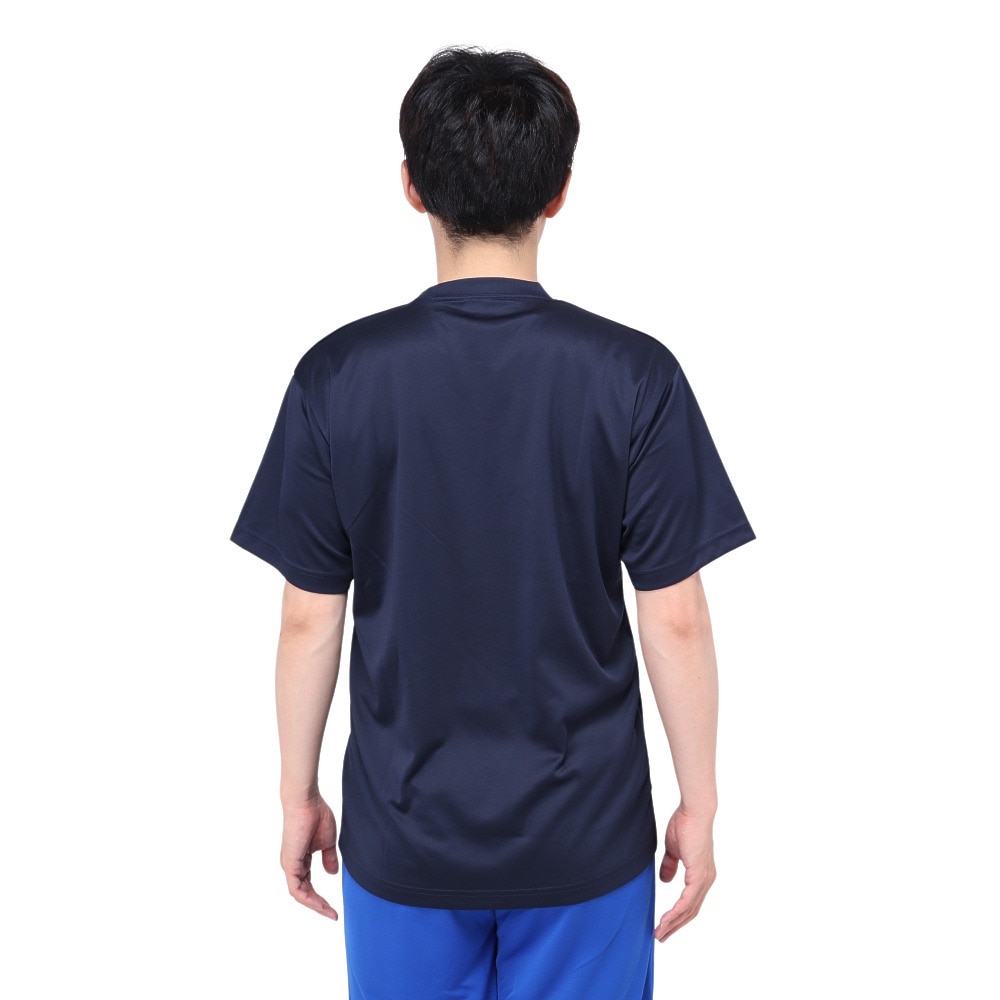 エックスティーエス（XTS）（メンズ）バスケットボールウェア ドライプラス FASTER STRONGER 半袖Tシャツ 751TS4ES0009NVY 速乾