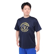 エックスティーエス（XTS）（メンズ）バスケットボールウェア ドライプラス FASTER STRONGER 半袖Tシャツ 751TS4ES0009NVY