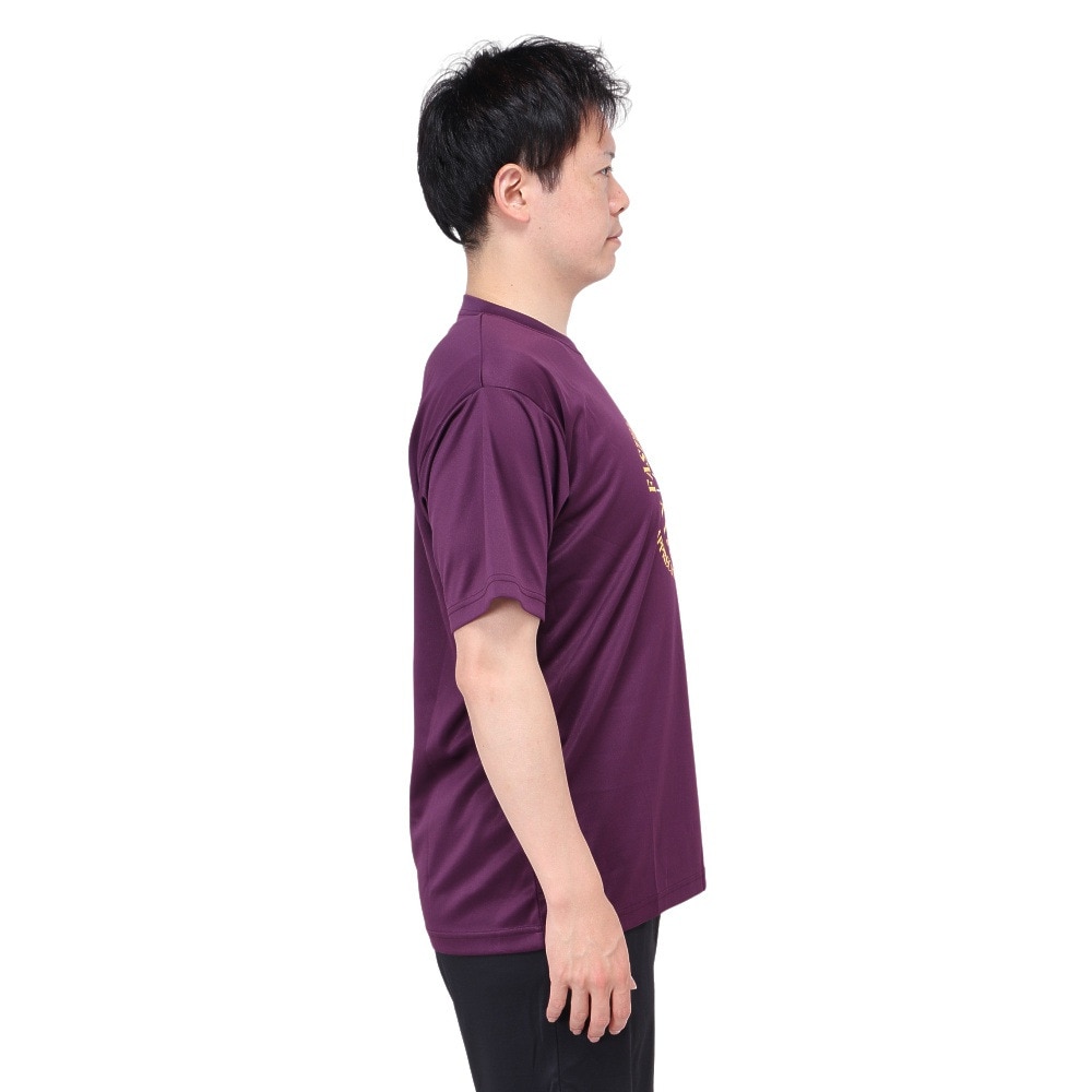 エックスティーエス（XTS）（メンズ）バスケットボールウェア ドライプラス FASTER STRONGER 半袖Tシャツ 751TS4ES0009PUL 速乾