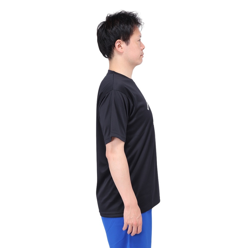 エックスティーエス（XTS）（メンズ）バスケットボールウェア ドライプラス BEGIN WITH THE 半袖Tシャツ 751TS4ES0010BLK 速乾