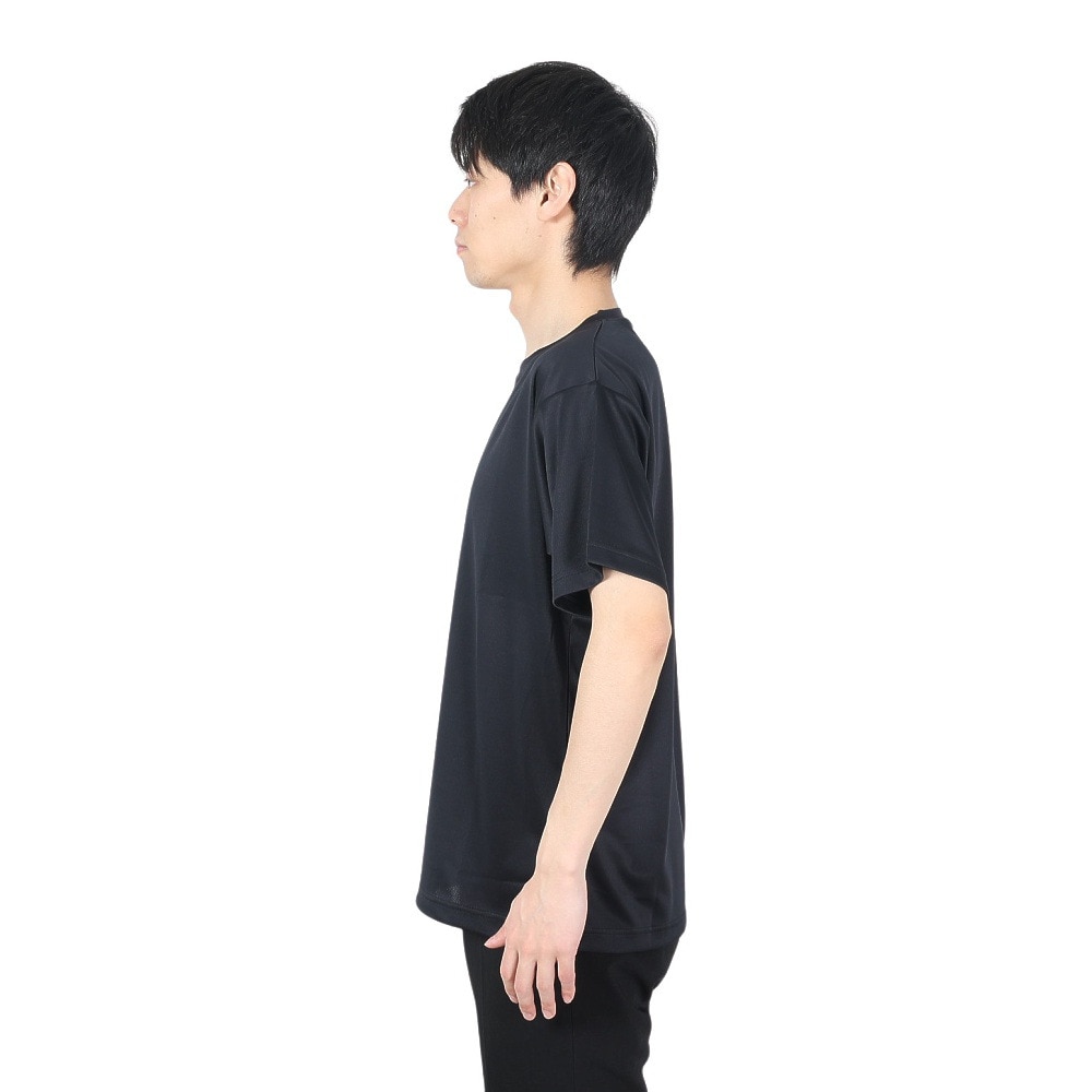 エックスティーエス（XTS）（メンズ）バスケットボールウェア ドライプラス 半袖Tシャツ 751TS4ES0011BLK