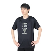 エックスティーエス（XTS）（メンズ）バスケットボールウェア ドライプラス 半袖Tシャツ 751TS4ES0011BLK