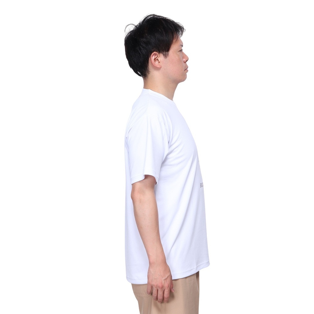 エックスティーエス（XTS）（メンズ）バスケットボールウェア ドライプラス HOOP GOES ON 半袖Tシャツ 751TS4ES0011WHT 速乾