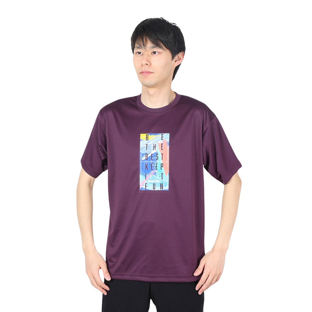 エックスティーエス（XTS）（メンズ）バスケットボールウェア ドライプラス 半袖Tシャツ 751TS4ES0012PUL