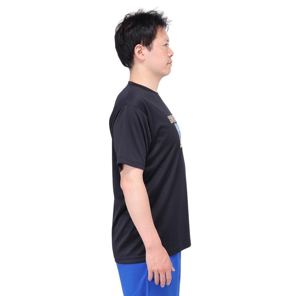 エックスティーエス（XTS）（メンズ）バスケットボールウェア ドライプラス HOOP GOES ON 半袖Tシャツ 751TS4ES0013BLK 速乾