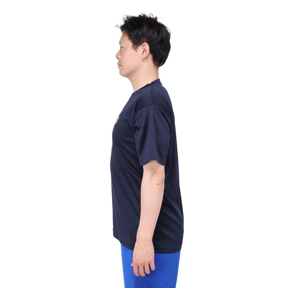エックスティーエス（XTS）（メンズ）バスケットボールウェア ドライプラス HOOP GOES ON 半袖Tシャツ 751TS4ES0013NVY 速乾