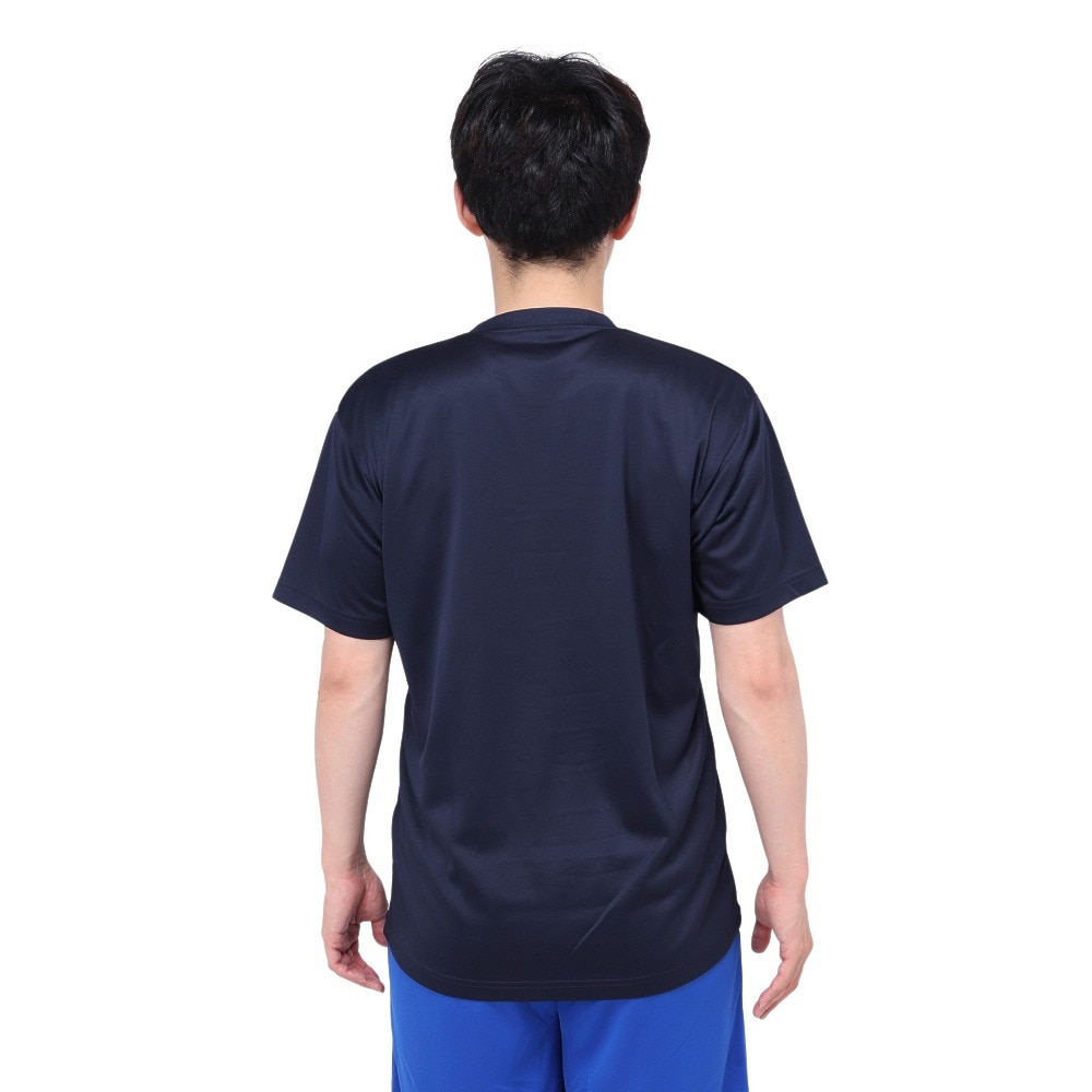 エックスティーエス（XTS）（メンズ）バスケットボールウェア ドライプラス HOOP GOES ON 半袖Tシャツ 751TS4ES0013NVY 速乾