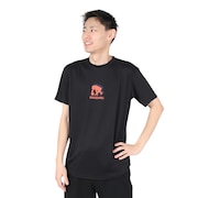 エゴザル（EGOZARU）（メンズ、レディース）バスケットボールウェア ワイドジオメトリック バックプリント Tシャツ EZST-S2306-021 速乾