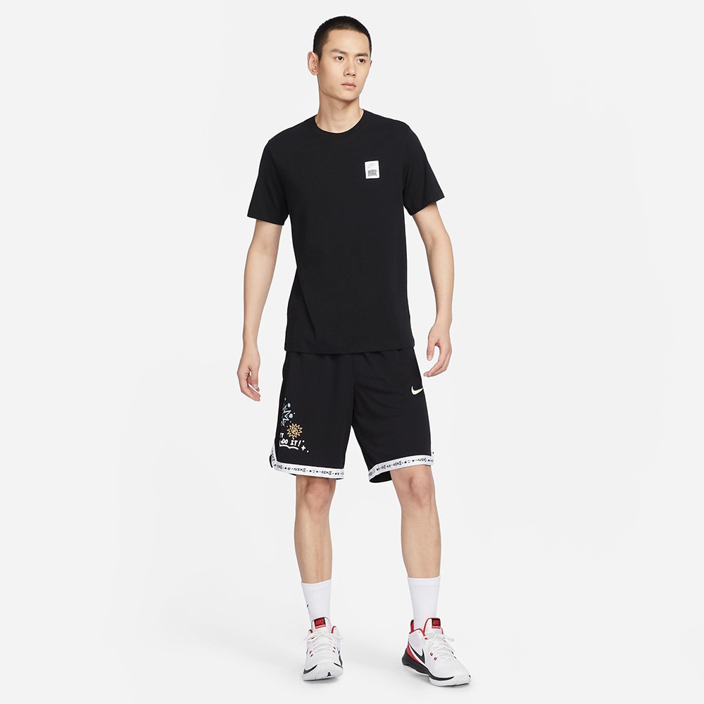 ナイキ（NIKE）（メンズ）Tシャツ バスケットボールウェア ショートスリーブ 5 半袖 黒 FN0804-010