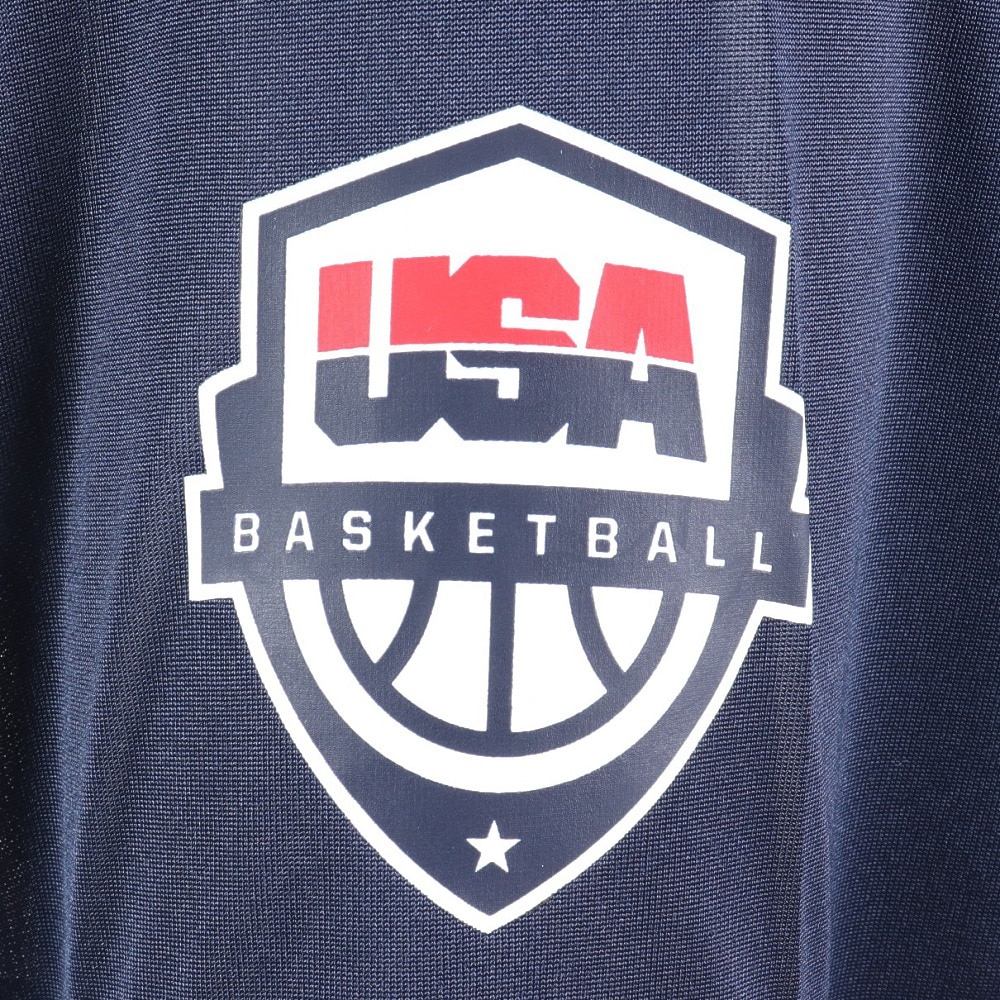 ナイキ（NIKE）（メンズ）バスケットボールウェア 24 USAプラクティス 半袖Tシャツ FQ3628-451