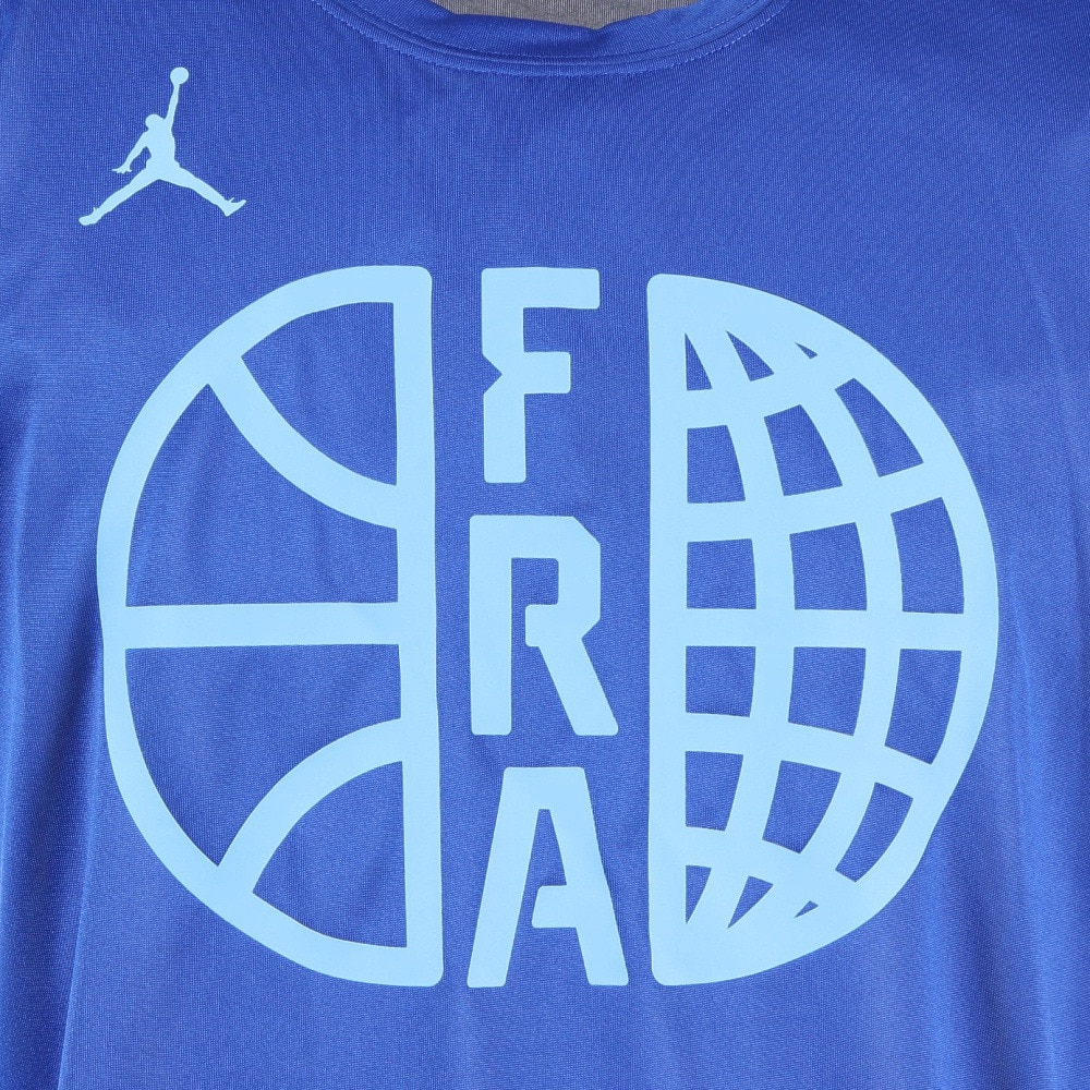 ジョーダン（JORDAN）（メンズ）バスケットボールウェア フランス プラクティス 半袖Tシャツ FQ3661-417