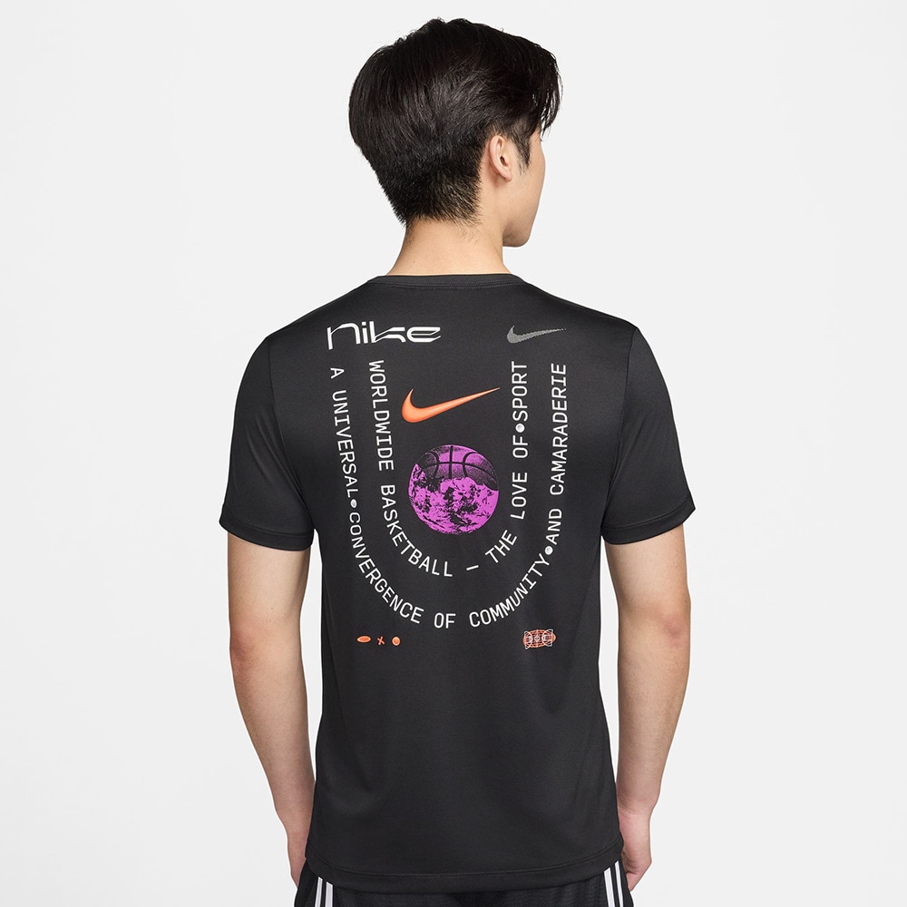 ナイキ（NIKE）（メンズ）Tシャツ バスケットボールウェア ドライフィット 半袖 ブラック FV8413-010 速乾