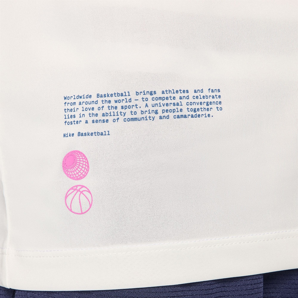 ナイキ（NIKE）（メンズ）Tシャツ バスケットボールウェア ドライフィット 半袖 ホワイト FV8413-133 速乾