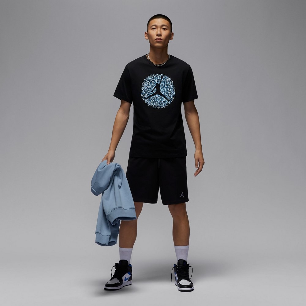 ジョーダン（JORDAN）（メンズ）Tシャツ バスケットボールウェア プール クルーネック フライト エッセンシャル 半袖 FN6007-010