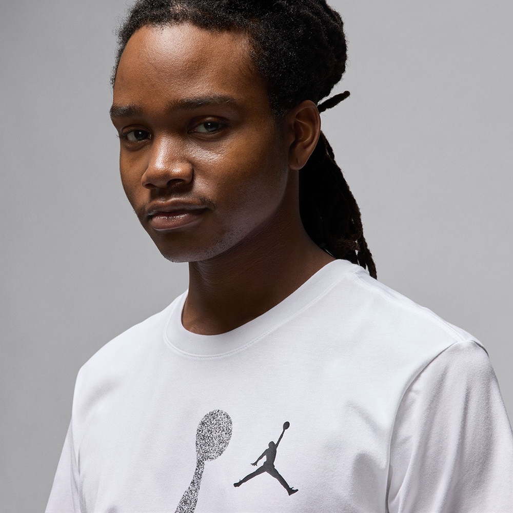 ジョーダン（JORDAN）（メンズ）Tシャツ バスケットボールウェア ブランド ハイブリッド 半袖 クルー FN6026-100
