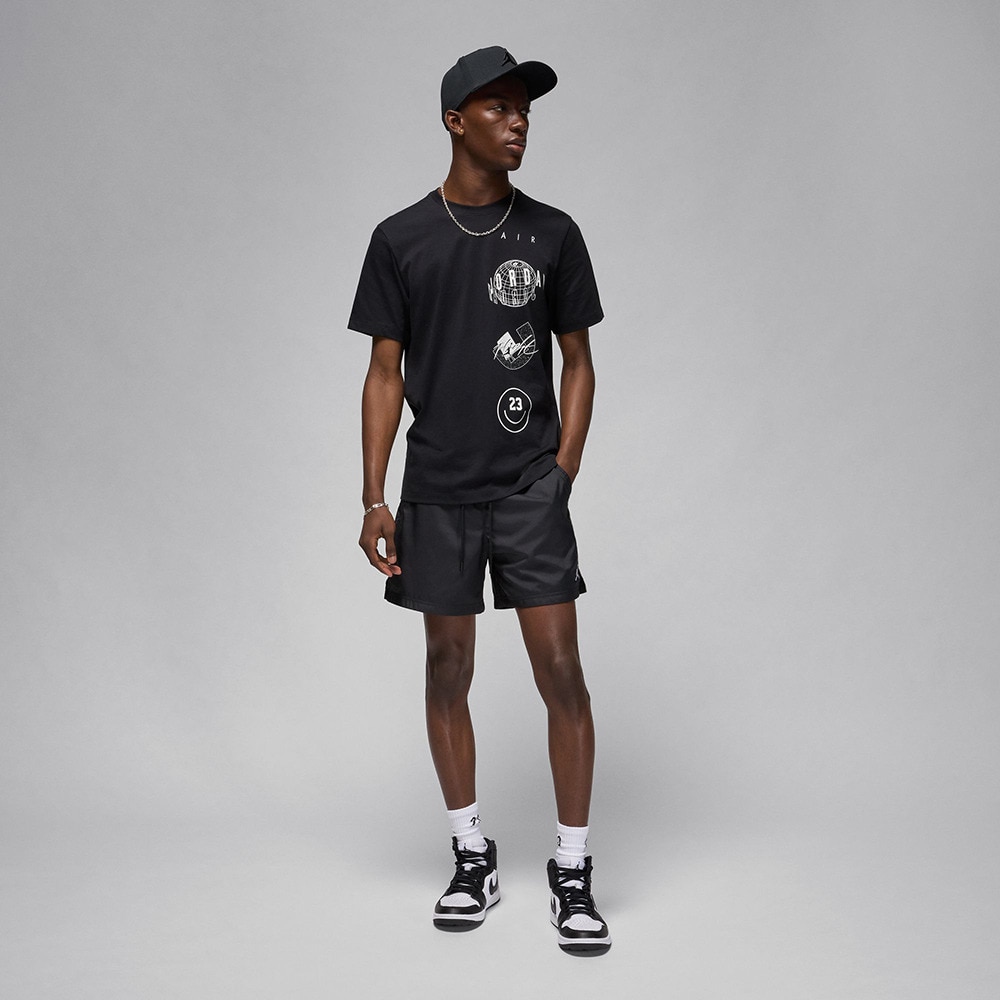 ジョーダン（JORDAN）（メンズ）バスケットボールウェア ブランド ロゴ STACK 半袖Tシャツ FN6028-010