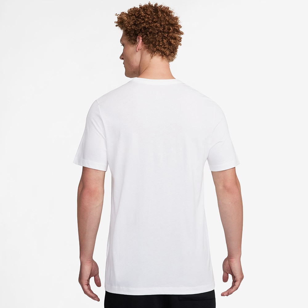 ジョーダン（JORDAN）（メンズ）Tシャツ バスケットボールウェア ブランド ロゴ STACK 半袖 ホワイト FN6028-100