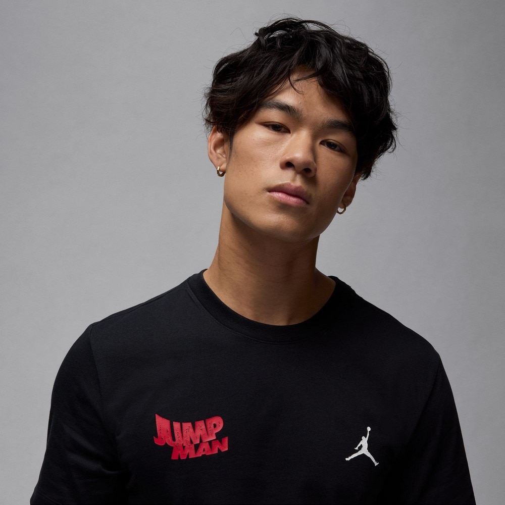 ジョーダン（JORDAN）（メンズ）半袖 バスケットボールウェア ブランド Tシャツ ブラック FN6030-010
