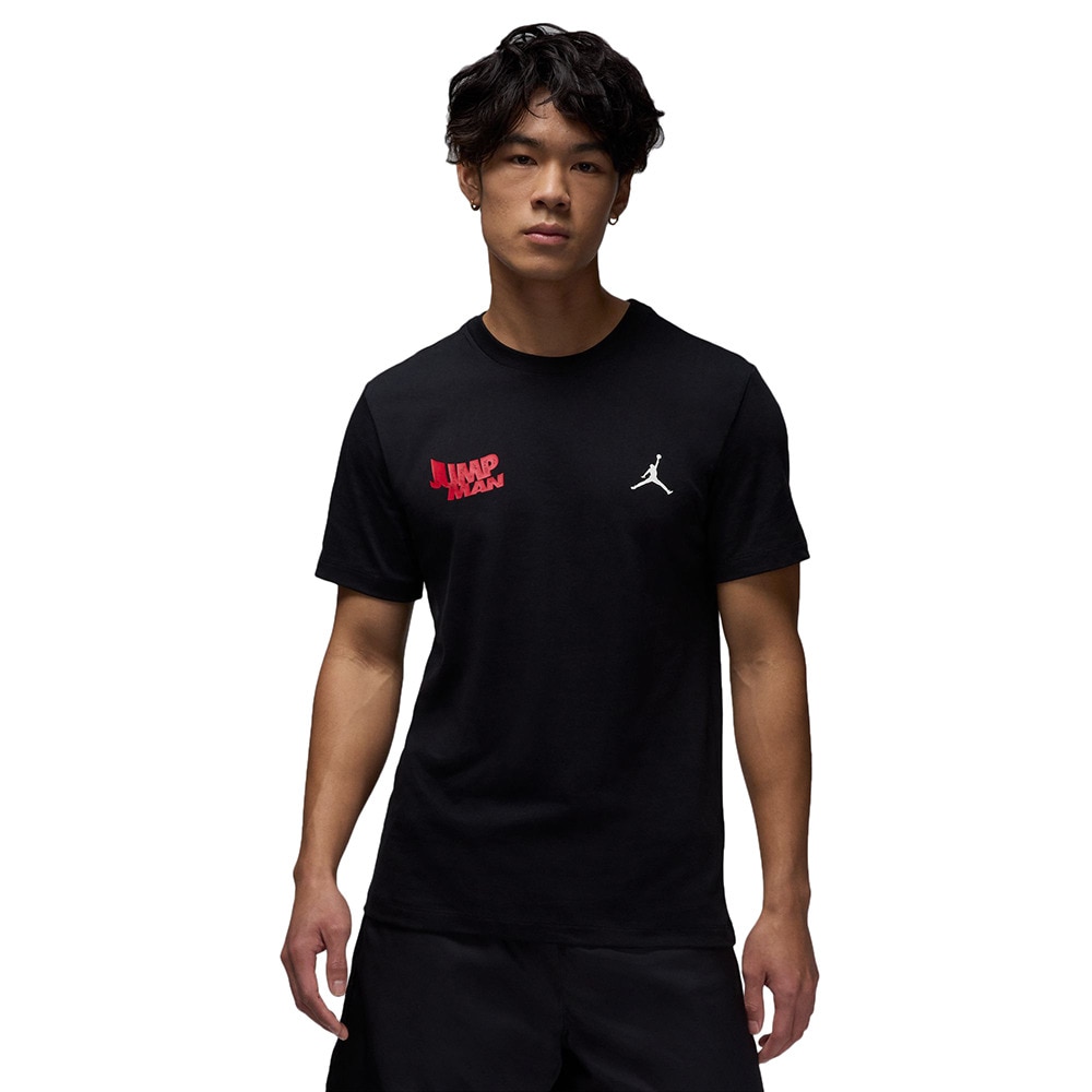 ジョーダン（JORDAN）（メンズ）半袖 バスケットボールウェア ブランド Tシャツ ブラック FN6030-010