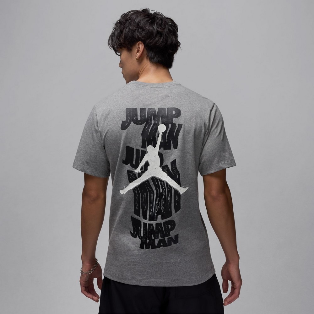 ジョーダン（JORDAN）（メンズ）半袖 バスケットボールウェア ブランド Tシャツ グレー FN6030-091