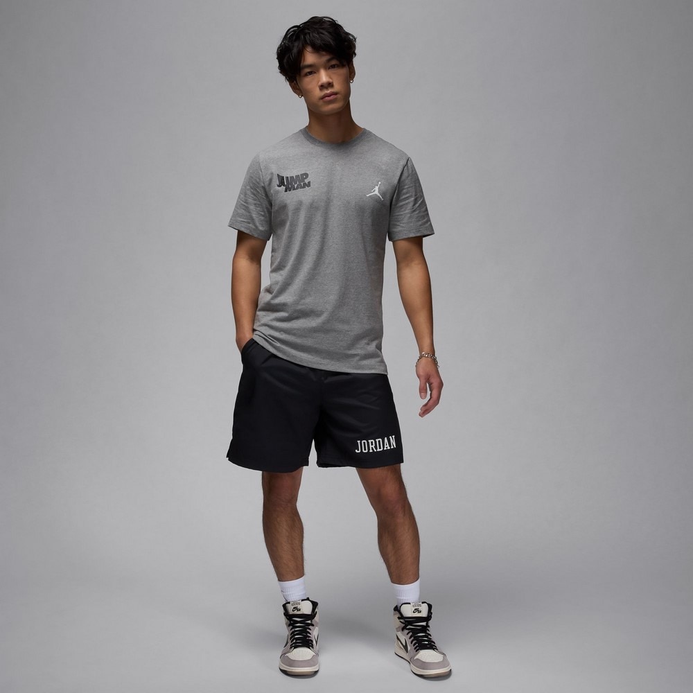 ジョーダン（JORDAN）（メンズ）半袖 バスケットボールウェア ブランド Tシャツ グレー FN6030-091