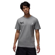(メンズ)半袖 バスケットボールウェア ブランド Tシャツ グレー FN6030-091