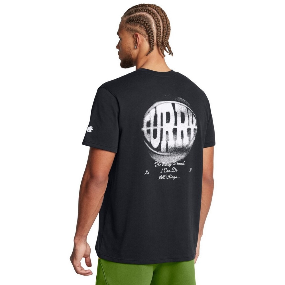 アンダーアーマー（UNDER ARMOUR）（メンズ）バスケットボールウェア カリー ヘビーウェイト バービージ 半袖 Tシャツ 1387110 001