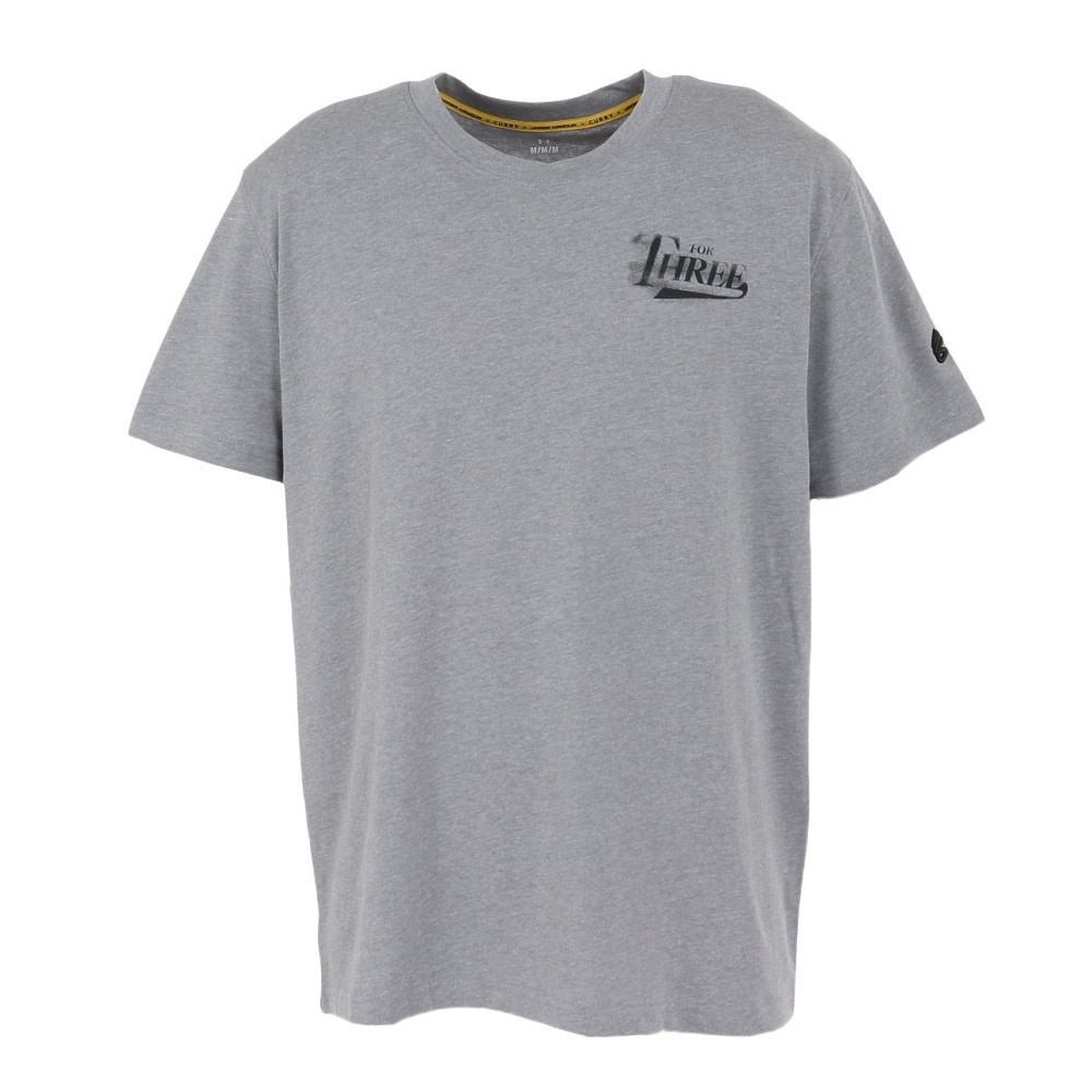 アンダーアーマー（UNDER ARMOUR）（メンズ）バスケットボールウェア カリー ヘビーウェイト バービージ Tシャツ 1387110 035