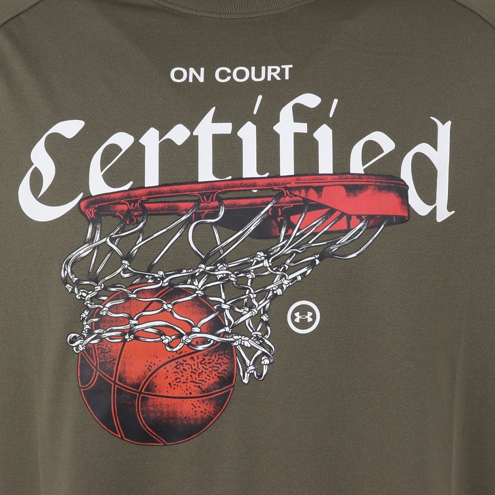 アンダーアーマー（UNDER ARMOUR）（メンズ）バスケットボールウェア テック フープス サーティファイド Tシャツ 1388912 390