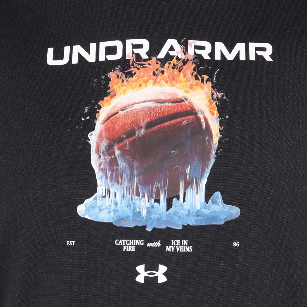 アンダーアーマー（UNDER ARMOUR）（メンズ）バスケットボールウェア テック ファイア アンド アイス Tシャツ 1388913 001