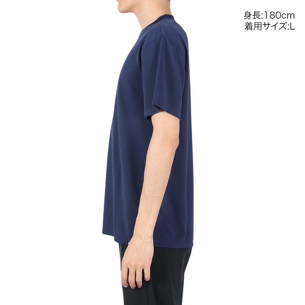スポルディング（SPALDING）（メンズ）バスケットボールウェア UVカット Tシャツ ピクトグラム SMT23019NV 速乾